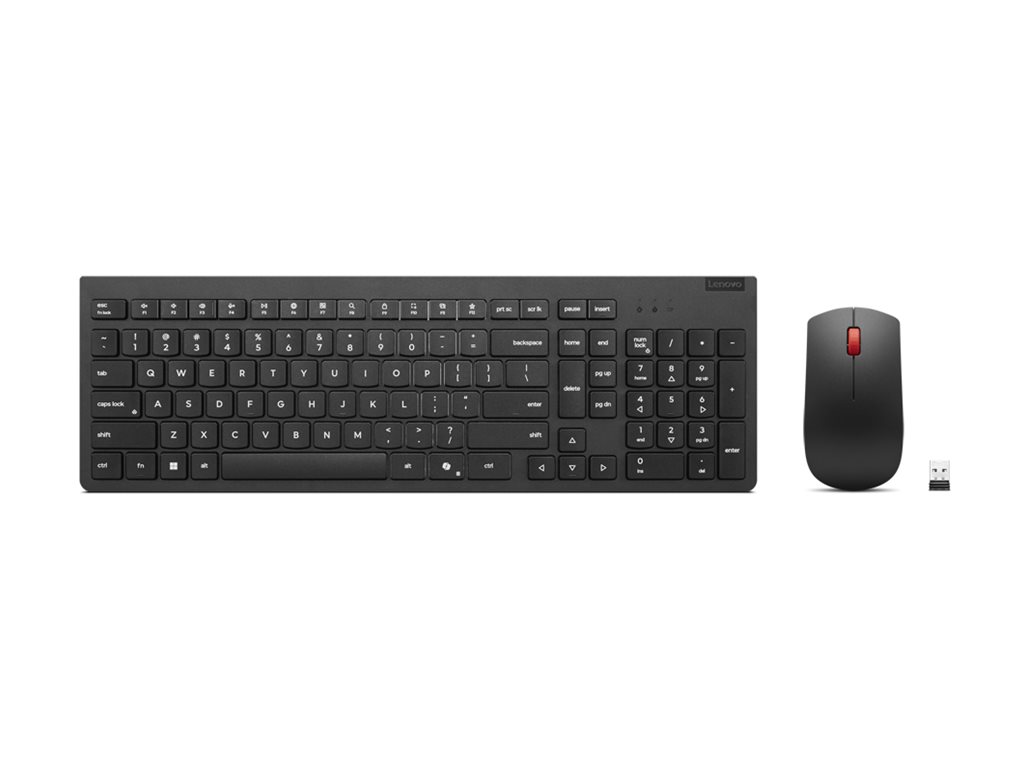 LENOVO Essential Wireless Combo Keyboard & Mouse Gen2 Black Lithuanian