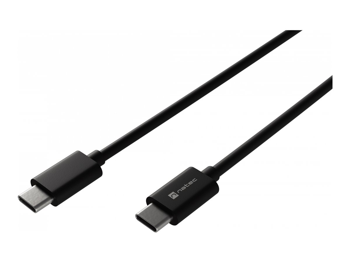 NATEC Prati USB-C 2.0 cable M/M 1m PD 100W black