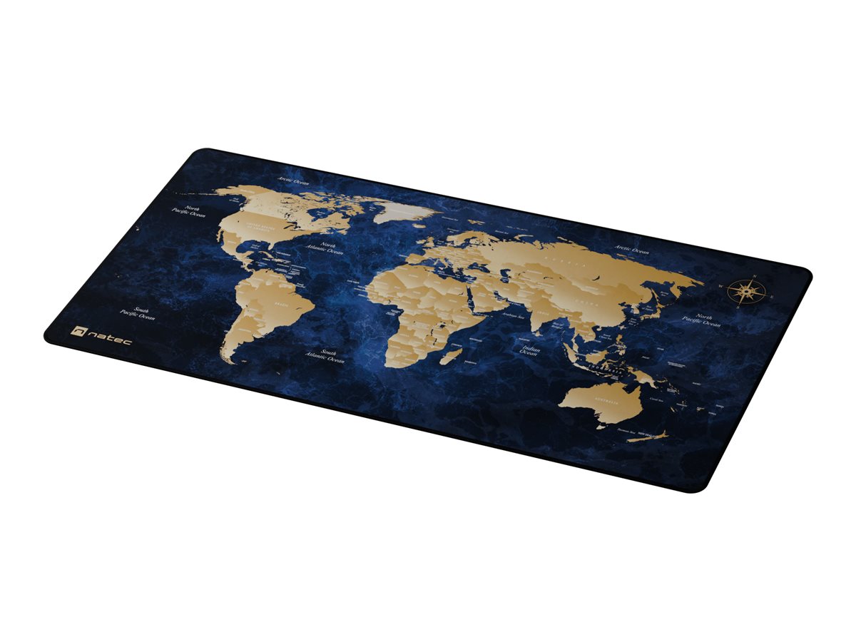 NATEC Mouse pad World Deep Blue 800x400mm
