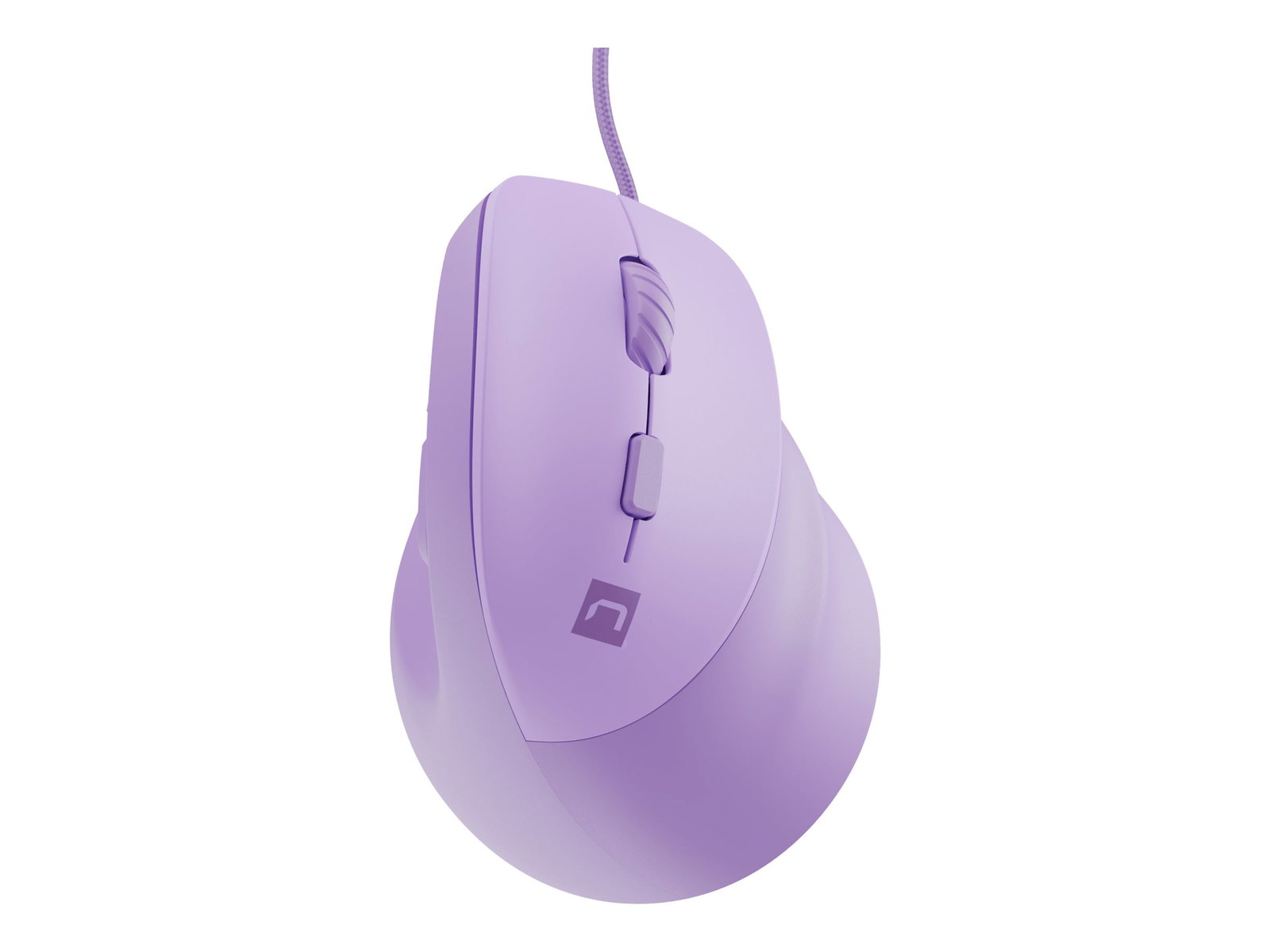 NATEC vertical mouse crake 2 pro optical 12800dpi programmable pure lavender