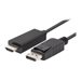 LANBERG Cable DisplayPort M v1.1->HDMI M 3m black