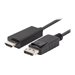 LANBERG Cable DisplayPort M v1.1->HDMI M 5m black