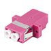 LANBERG Fiber optic Adapter MM LC/UPC DX OM4
