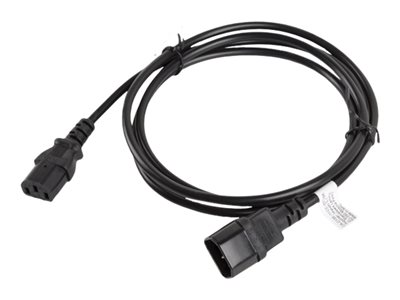 LANBERG CA-C13E-11CC-0018-BK extension power cable C13-> C14 1.8m VDE