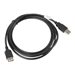 LANBERG CA-USBE-10CC-0018-BK extension cable USB 2.0 AM-AF 1.8m black