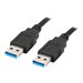 LANBERG cable USB-A M/M 3.0 1.8m black