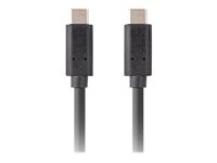 LANBERG Cable USB-C M/M 3.2 Gen2 1m 10Gb/s PD100W