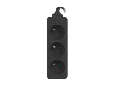 LANBERG PS0-03E-0300-BK 3M Black 3X 230V Lanter EXTENSION PL. CABLE FROM FULL COPPER