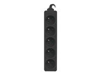 LANBERG PS0-05E-0300-BK 3M Black 5X 230V Lanter EXTENSION PL. CABLE FROM FULL COPPER