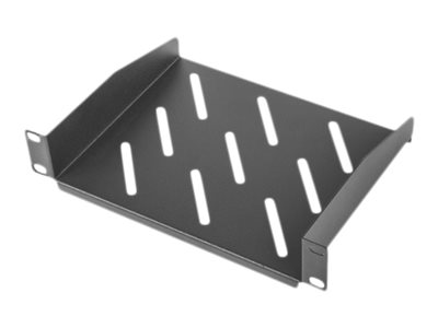 LANBERG AK-1012-B fixed shelf 10 310mm 1U/254x180mm max load capacity up to 20kg black