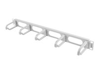 LANBERG AK-1205-S cable management panel type B 19 1U grey