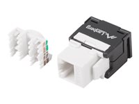 LANBERG KSUA-2000 Keystone Toolless Module RJ45->LSA 180deg UTP cat.6a