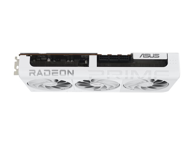 ASUS Prime Radeon RX 9070 XT White OC Edition 16GB GDDR6 Graphics Card PCIe 5.0 HDMI 2.1 DisplayPort 2.1a