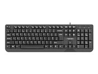 NATEC NKL-0967 Natec Keyboard TROUT SLIM USB US layout black