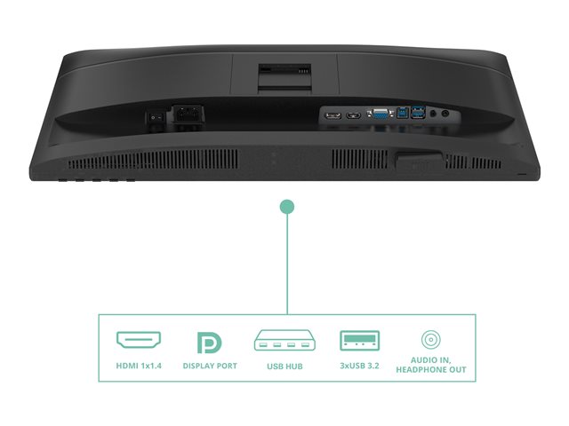 AOC 24P4U 23.8inch FHD IPS 120Hz 4ms HDMI DP USB 3.2x4 Height