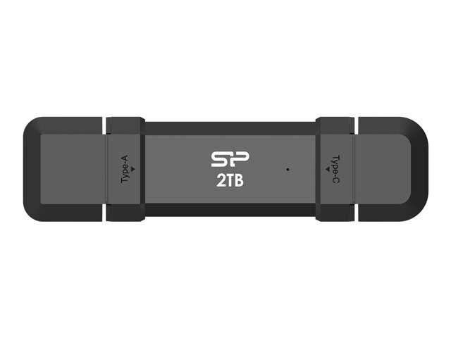 SILICON POWER DS72 1TB External SSD USB-A USB-C 1050/850MB/s Red