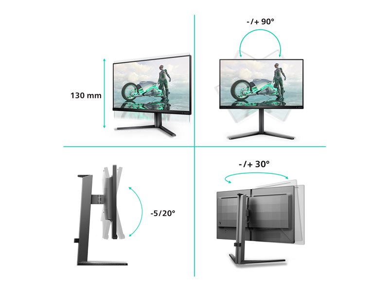PHILIPS 25M2N3200U/00 24.5inch FHD IPS 300Hz 16:9 2xHDMI 2.0 DP 1.4