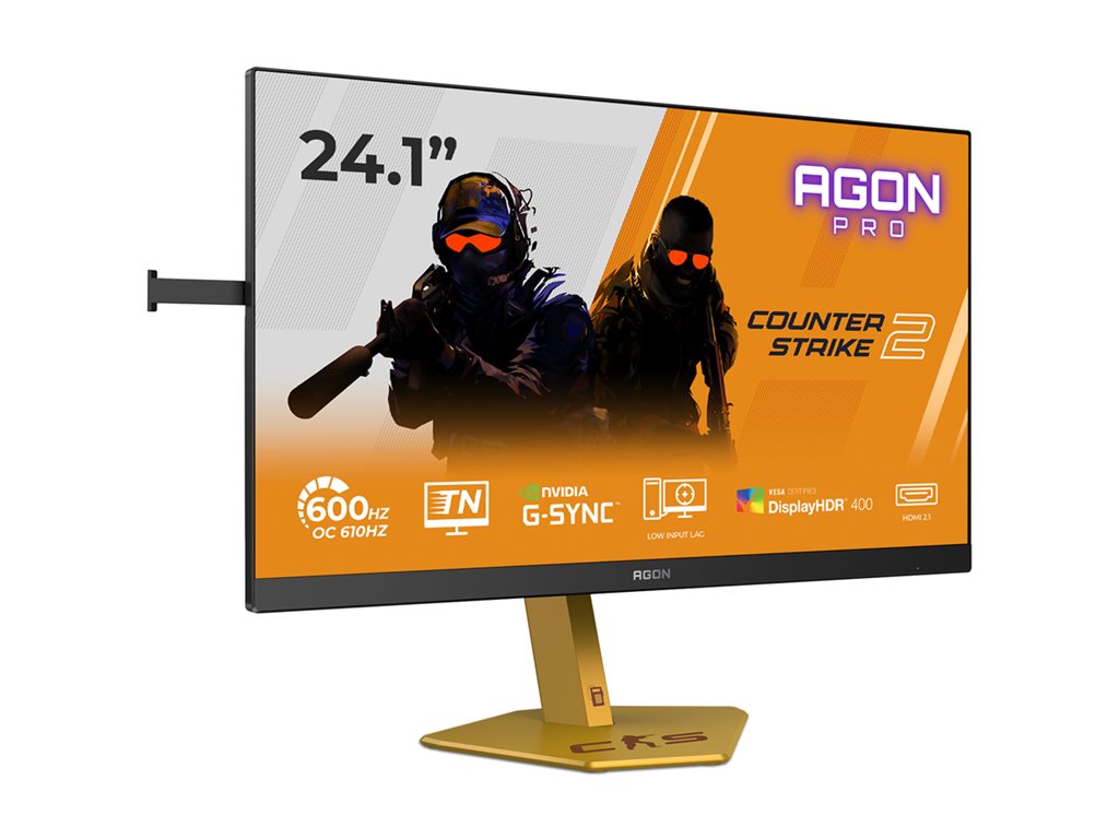 AOC CS24A 24.1inch FHD Fast TN 610Hz 0.5ms 500cd/m2 HDMI2.1 DP USB 3.2 HUB USB PIVOT