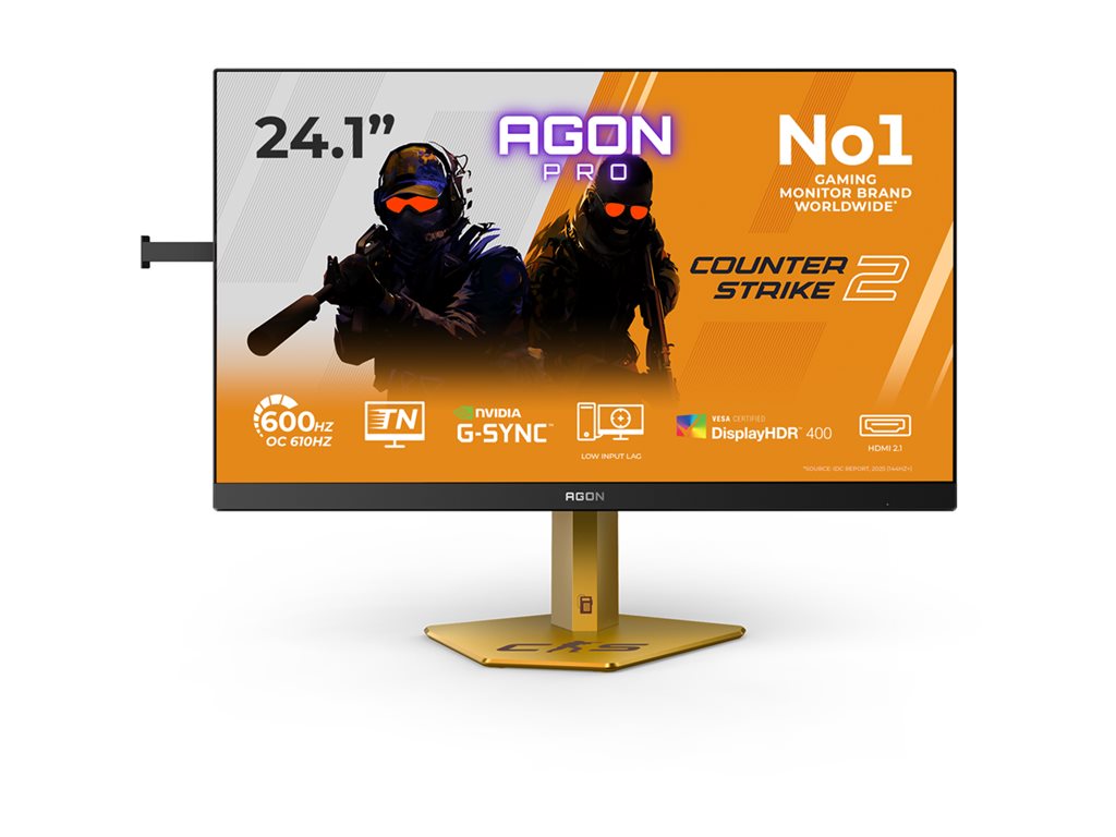 AOC CS24A 24.1inch FHD Fast TN 610Hz 0.5ms 500cd/m2 HDMI2.1 DP USB 3.2 HUB USB PIVOT