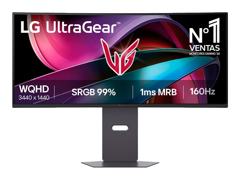 LG 34G600A-B.AEU 34inch WQHD OLED 160Hz Curved Gaming Monitor 2xHDMI DP