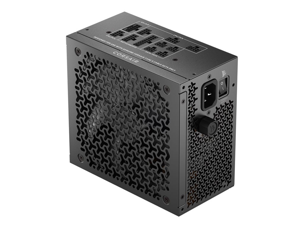 CORSAIR 2025 RMx Shift Series RM850x Shift 850 Watt ATX 3.1 PCIe 5.1 Cybenetics GOLD Certified Shifted Modular PSU