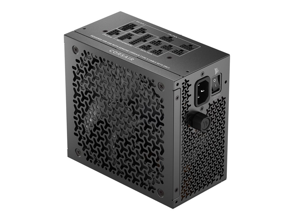 CORSAIR 2025 RMx Shift Series RM1000x Shift 1000 Watt ATX 3.1 PCIe 5.1 Cybenetics GOLD Certified Shifted Modular PSU