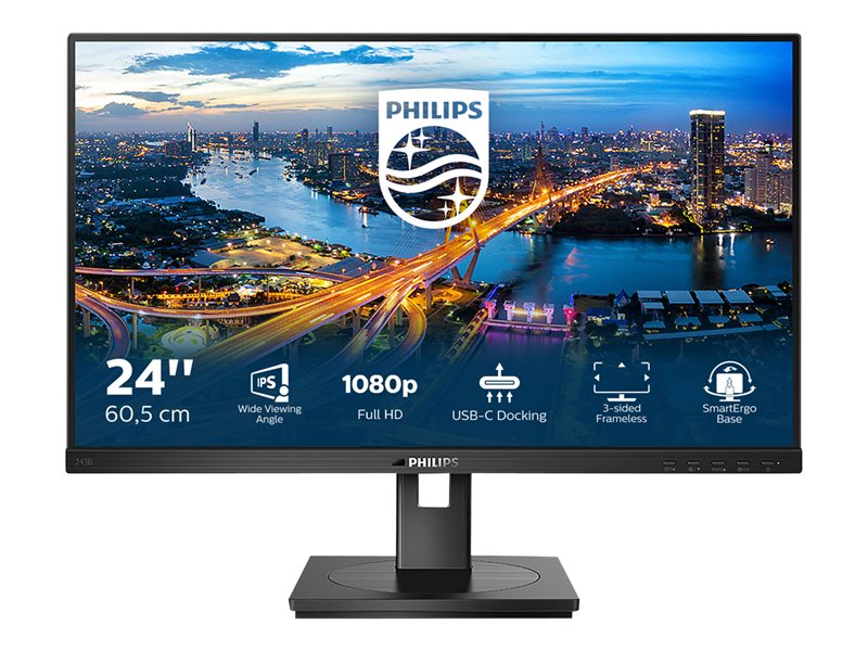 PHILIPS 243B1/00 Monitor 23.8inch FHD