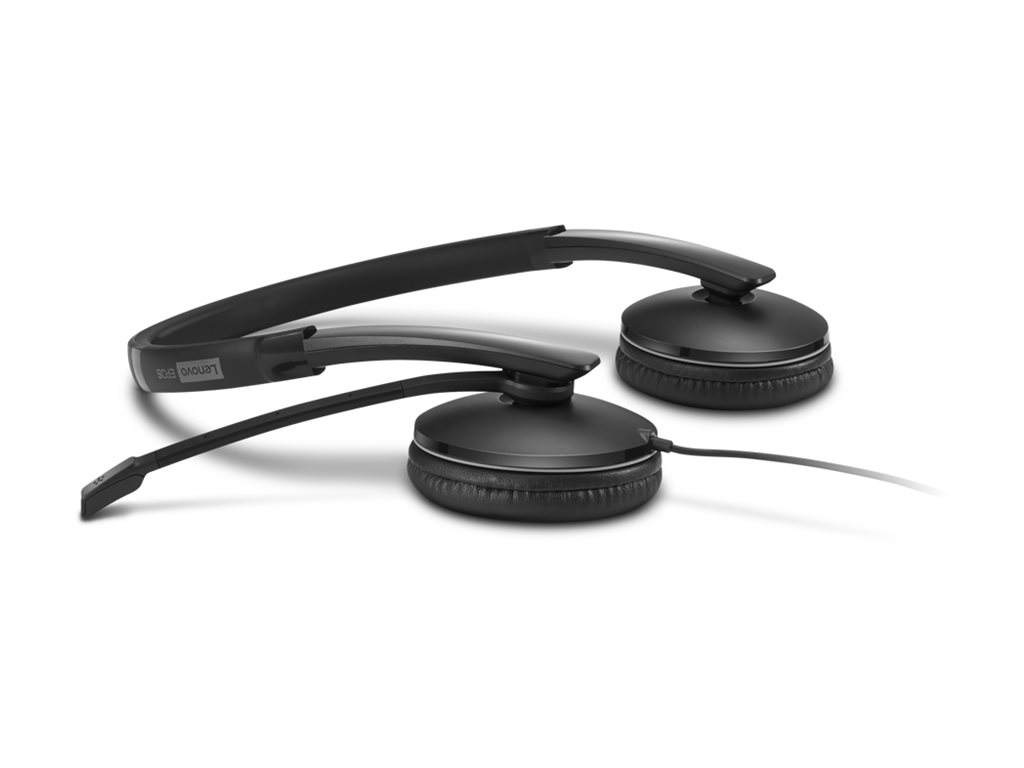 LENOVO Gen2 Headset on-ear wired USB-A black