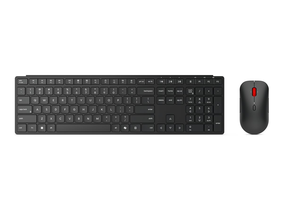 LENOVO Wireless Multi-Mode Pro Combo Keyboard and Mouse 6000 Lithuanian