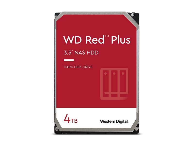 WD Red Plus 4TB SATA 6Gb/s 3.5inch HDD