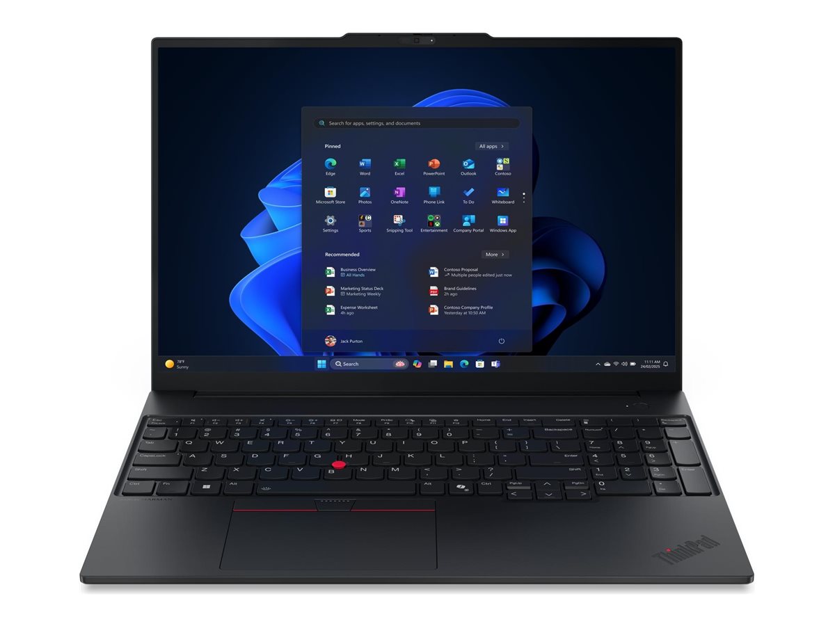 LENOVO ThinkPad E16 G3 AMD Ryzen 7 250 16inch WUXGA 16GB 512GB W11P 3yCI Co2