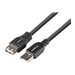 LANBERG CA-USBE-15CU-0018-BK extension cable USB 2.0 AM-AF 1.8m black
