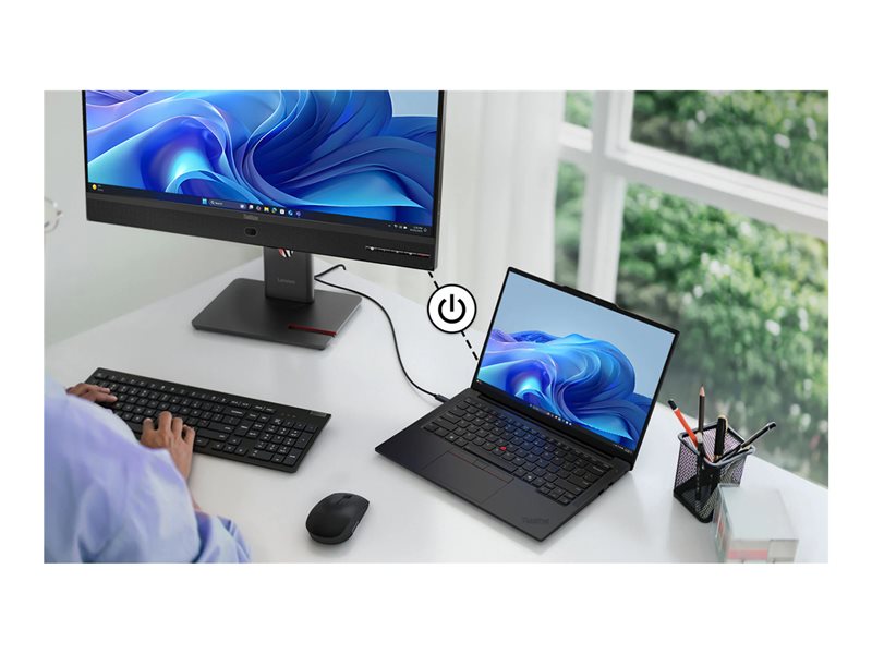 LENOVO ThinkVision T27QD-4v 27inch IPS QHD 16:9 120Hz 350cd/m2 4ms HDMI DP USB 3.2 G1 Type-C