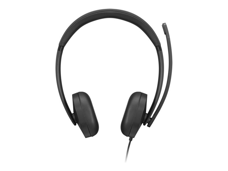 LENOVO 5000 Headset on-ear wired USB-C black Certified for Microsoft Teams
