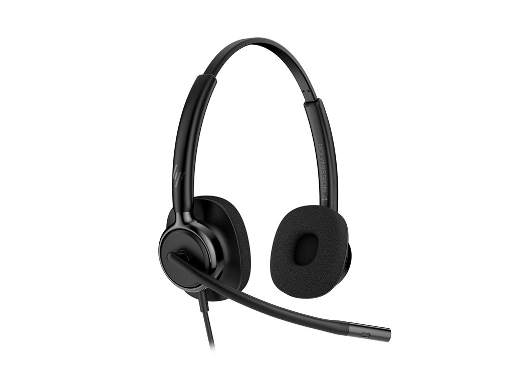 HP Poly Mission 425 Stereo USB Wired Headset Classic WW