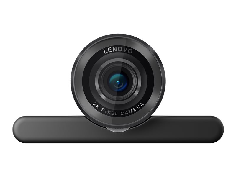 LENOVO QHD Webcam 2K Adjustable FOV90/78/65 Directional Microphone AutoFocus HDR AI Framing/Face USB-C/A 1.5m Detachable Cable