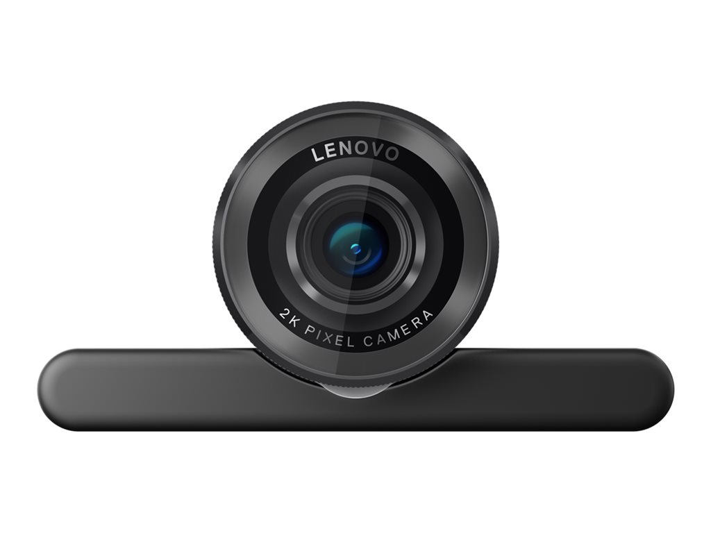 LENOVO QHD Webcam 2K Adjustable FOV90/78/65 Directional Microphone AutoFocus HDR AI Framing/Face USB-C/A 1.5m Detachable Cable