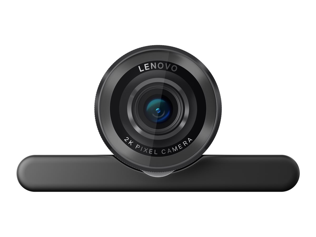 LENOVO QHD Webcam 2K Adjustable FOV90/78/65 Directional Microphone AutoFocus HDR AI Framing/Face USB-C/A 1.5m Detachable Cable