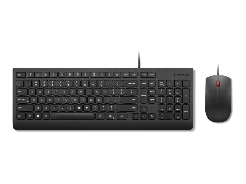 LENOVO Essential Wired Keyboard and Mouse Combo AI US English with Euro symbol 103P w/copilot button