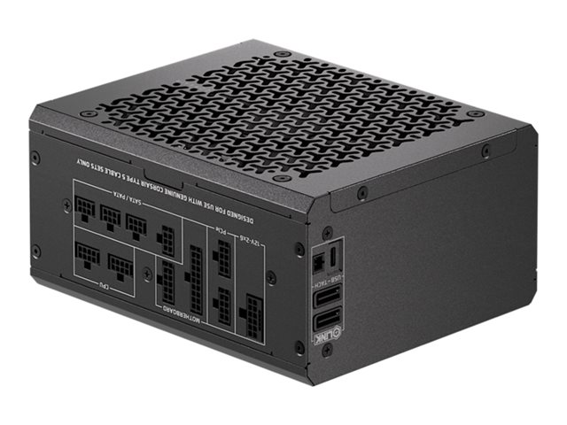 CORSAIR iCUE LINK HX1000i SHIFT 1000 Watt Cybenetics Platinum Fully Modular Power Supply C14 Version