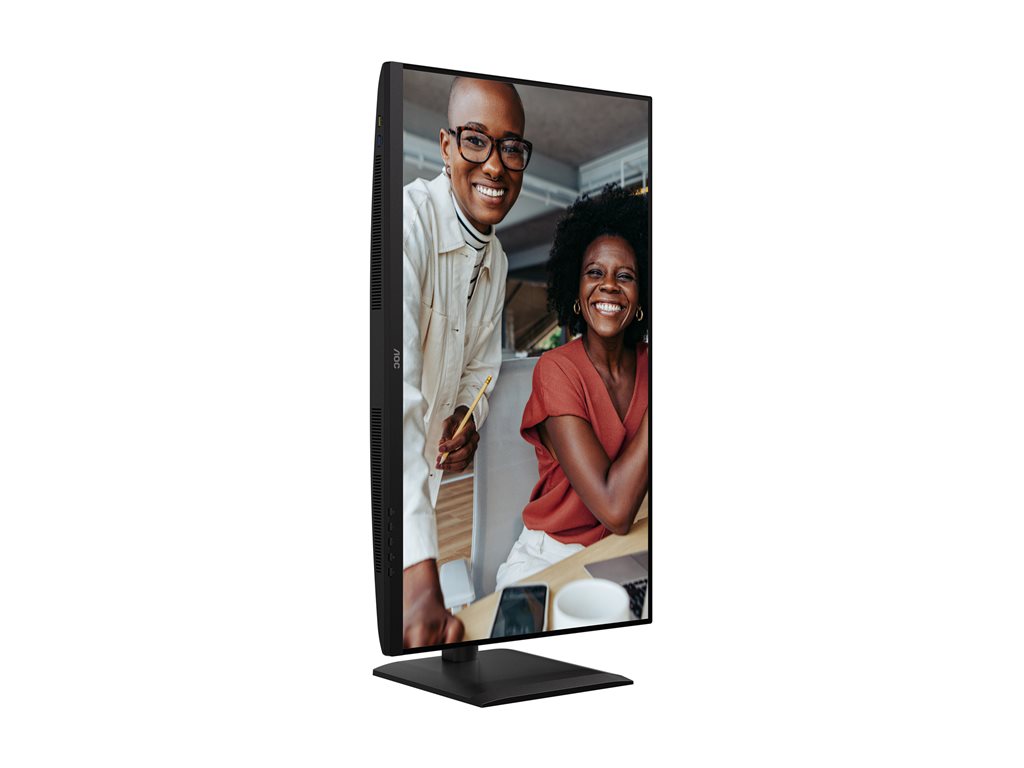 AOC 31.5inch 2560x1440 100Hz IPS Flat H/A 180 MM Adaptive Sync TUV EyeComfort Hardware USB HUB SPEAKERS Anti Blue light DP HDMI