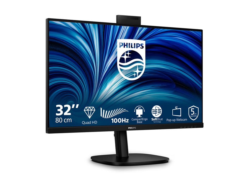 PHILIPS 32B2U3601H/00 31.5inch QHD 16:9 IPS 100Hz HAS 180mm HDMI 2.0 DP 1.4 USB-C