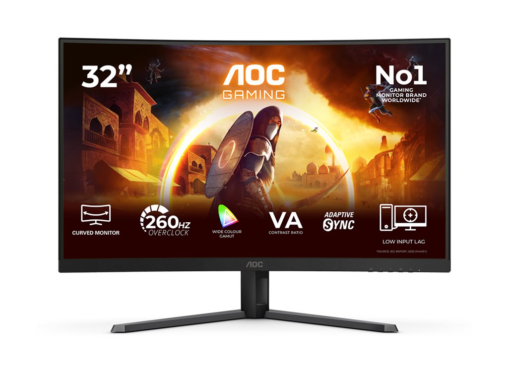 AOC C32G42ZE 31.5inch FHD VA 260Hz OC 4ms 300cd/m2 HDMI 2.0 DP
