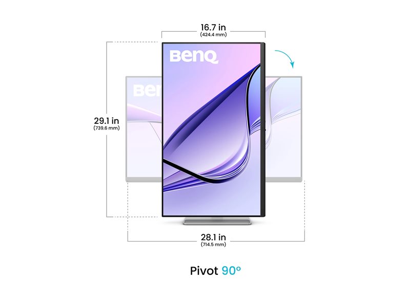 BENQ MA320UP 31.5inch IPS 4K UHD 550cd/m2 5ms HDMI2.0x2 USB C DP ALT Mode PD 90Q USB Cx3 Speakers Pivot