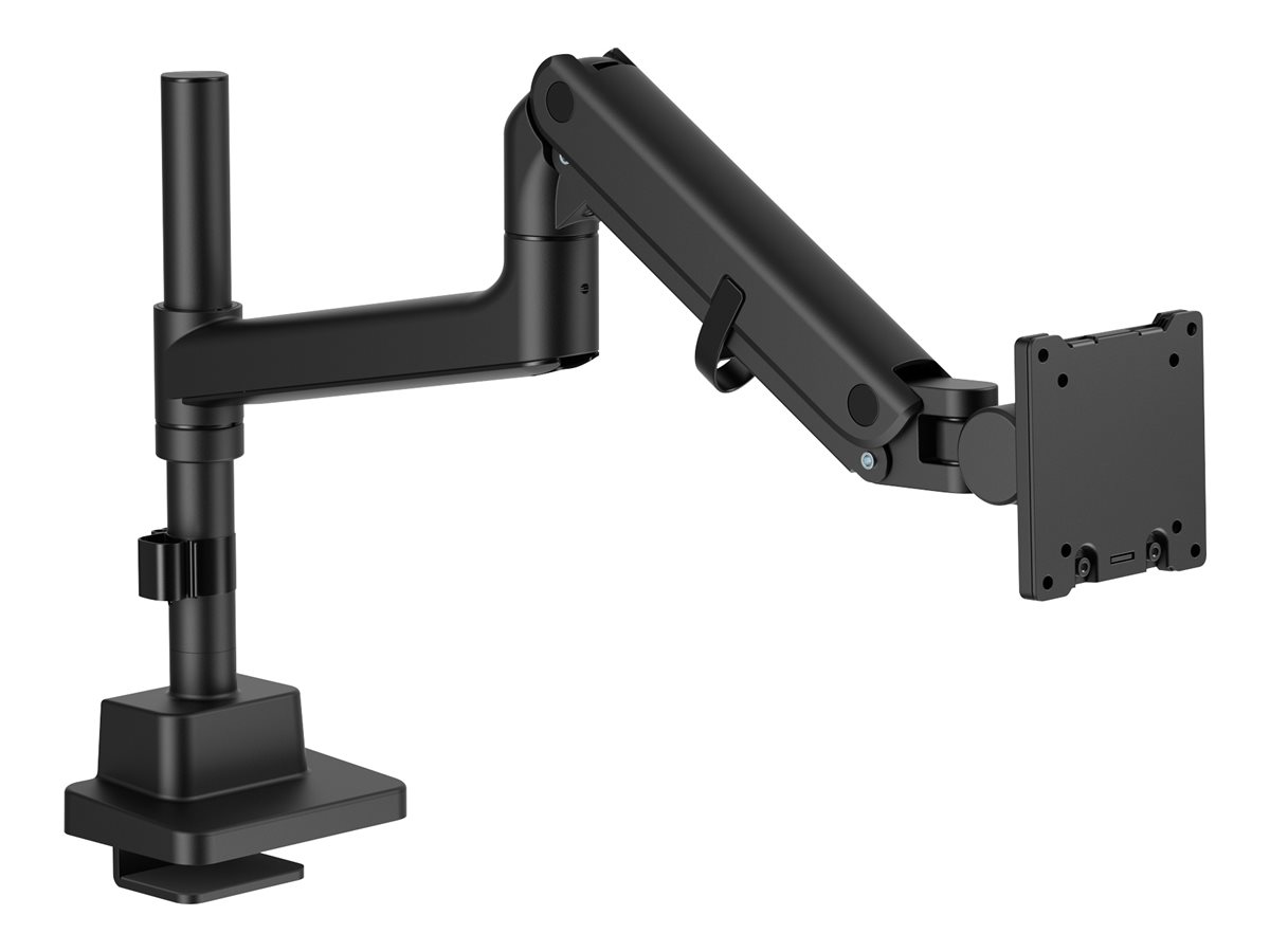 DIGITUS Single Monitor Mount 57inch 27kg Gas Spring VESA: 75x75 100x100 Black