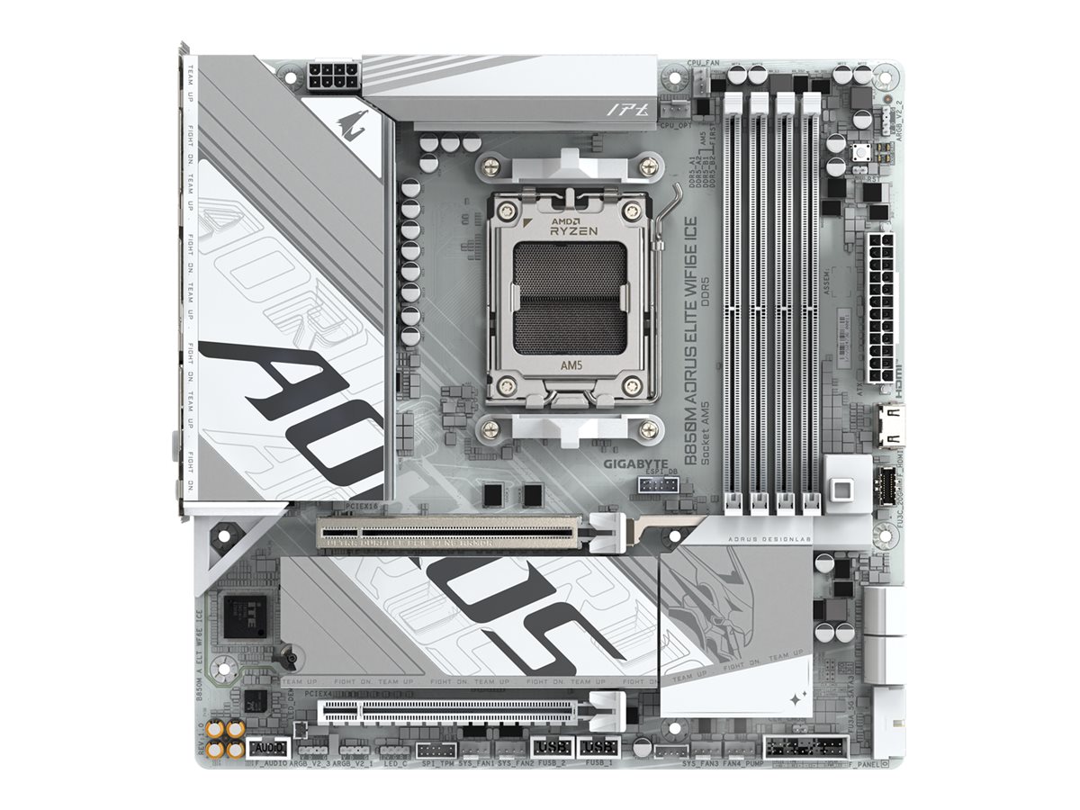 GIGABYTE B850M A ELT WF6E ICE AM5 4xDDR5 mATX HDMI DP USB WIFI MB