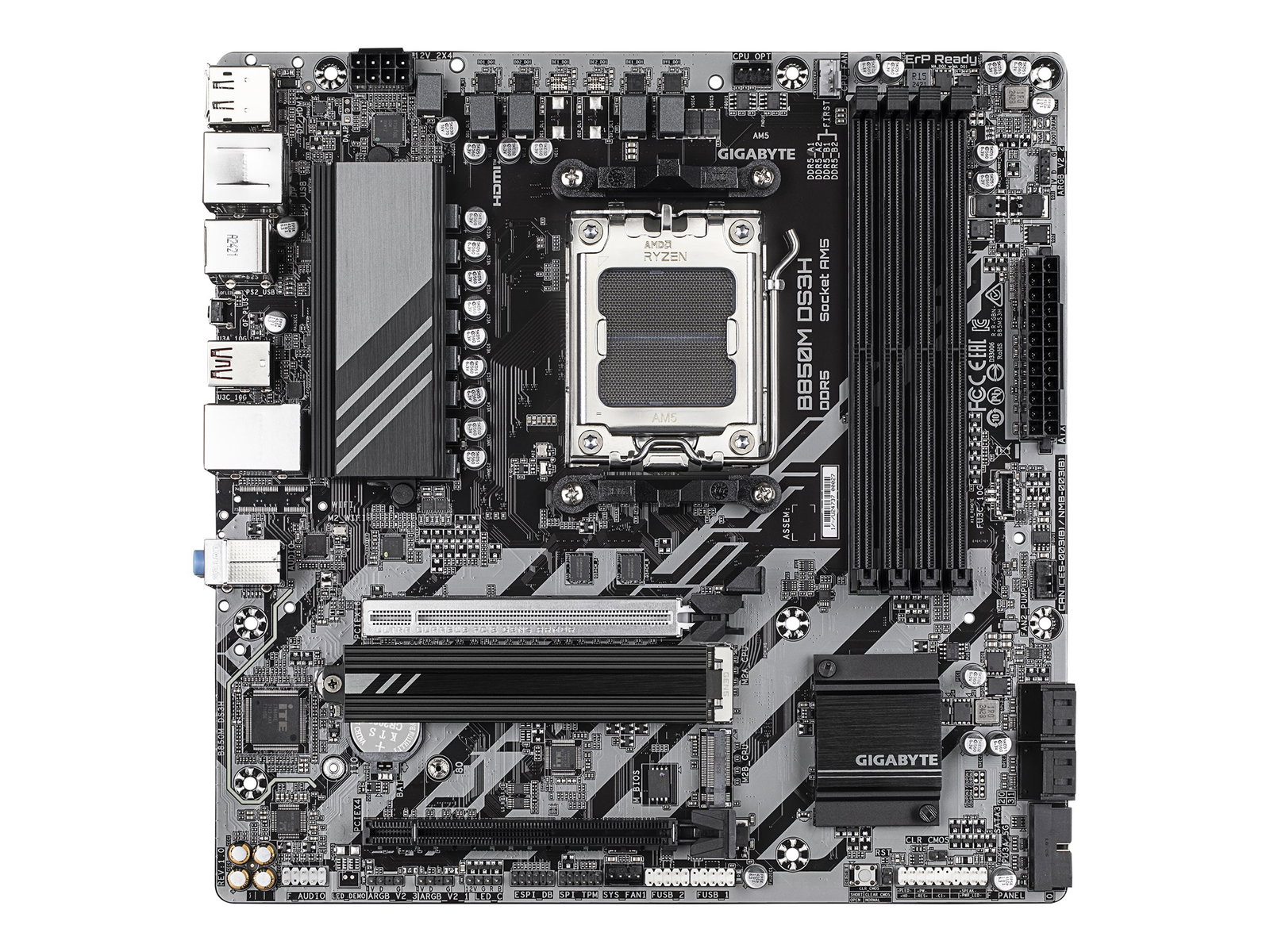 GIGABYTE B850M DS3H AM5 MB 4xDDR5 4xSATA 2xM.2