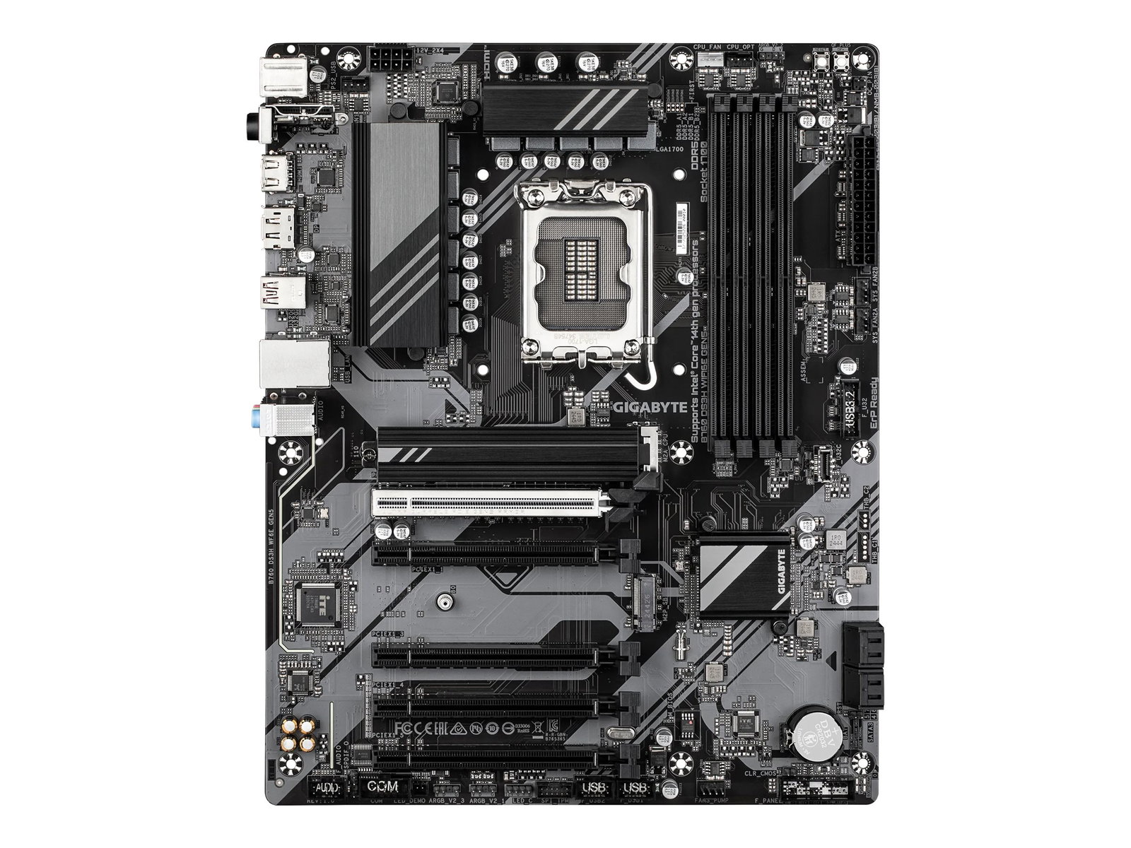 GIGABYTE B760 DS3H WF6E GEN5 LGA1700 4xDDR5 4xSATA 2xM.2