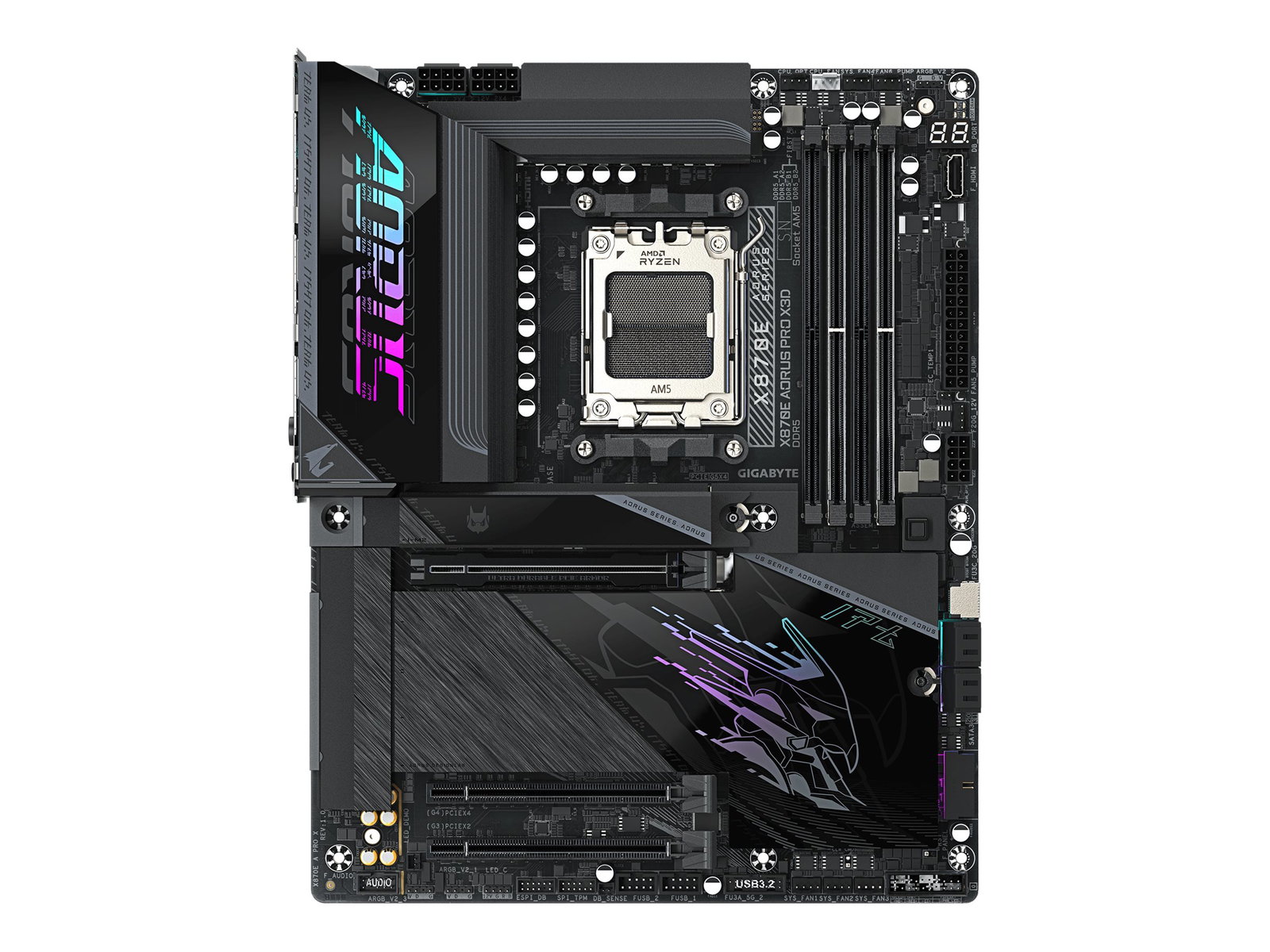 GIGABYTE X870E A PRO X AM5 4XDDR5 4xSATA 4xM.2