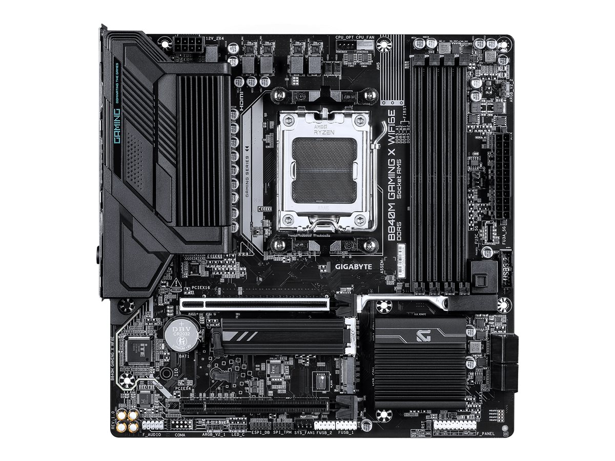 GIGABYTE B840M GAMING X WF6E AM5 4xDDR5 4xSATA 2xM.2
